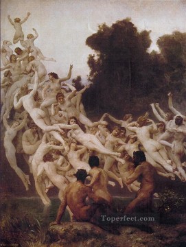 Les Oreades 1902 William Adolphe Bouguereau desnudo Pinturas al óleo